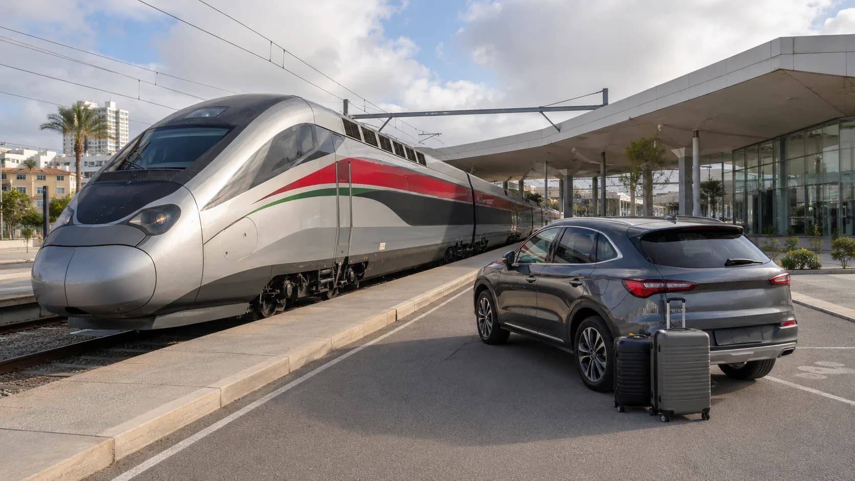 Louer une voiture après l'Al Boraq à Tanger : Planification d'un road trip