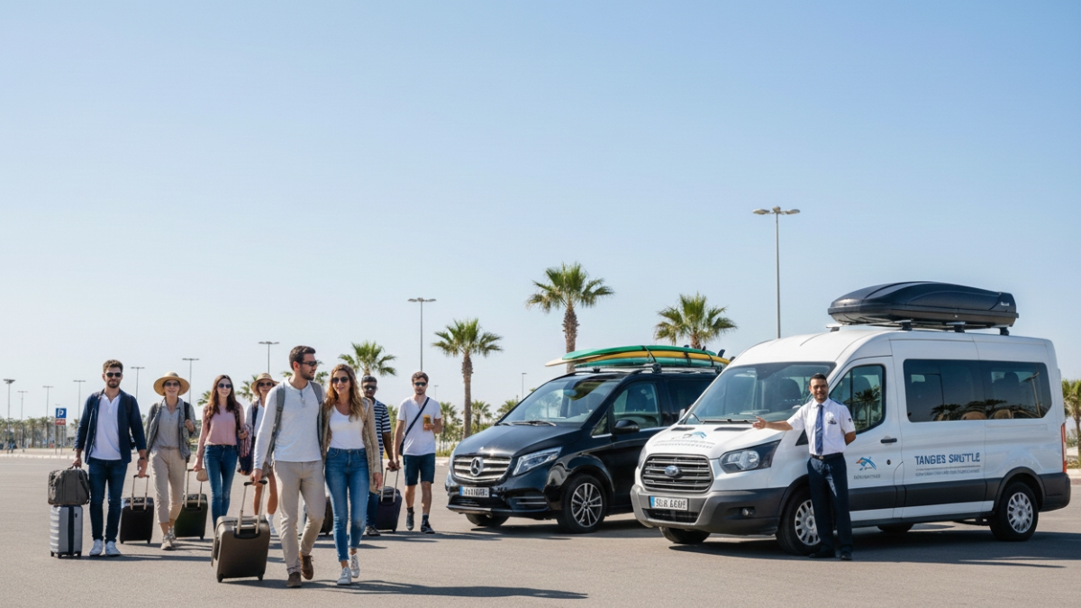 Airport/Port Delivery for Vans & 9-Seaters in Tangier: Luggage, Surfboards & Family Groups (2025)