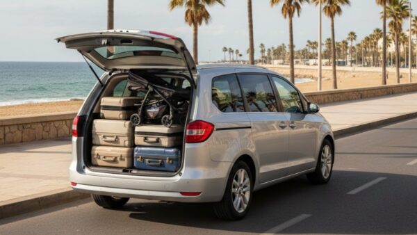 Best Family Cars in Tangier 5 Seats vs 7 Seats (With Suitcases)